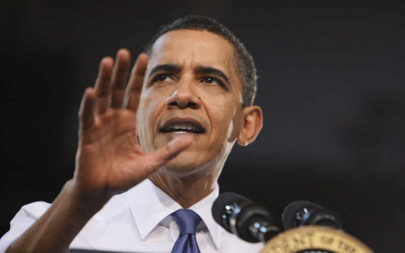 President Barack Obama speaks about health care reform at Arcadia University in Glenside, Pa. (AP)