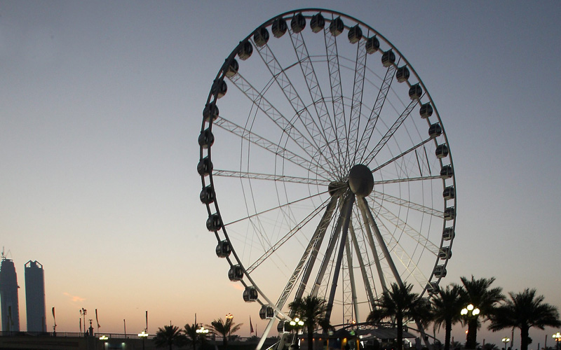 Sharjah's one of the major tourist attractions, Al Qasba. (CHANDRA BALAN)