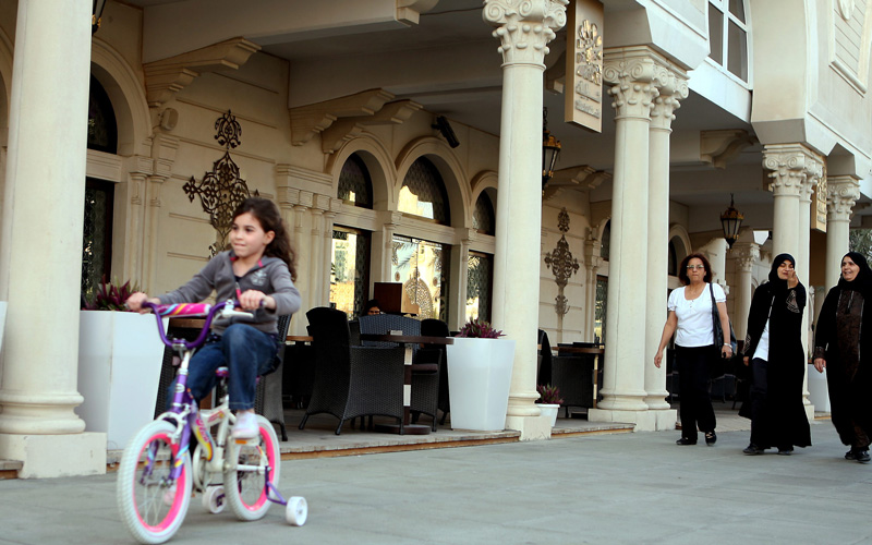 Sharjah's one of the major tourist attractions, Al Qasba. (CHANDRA BALAN)