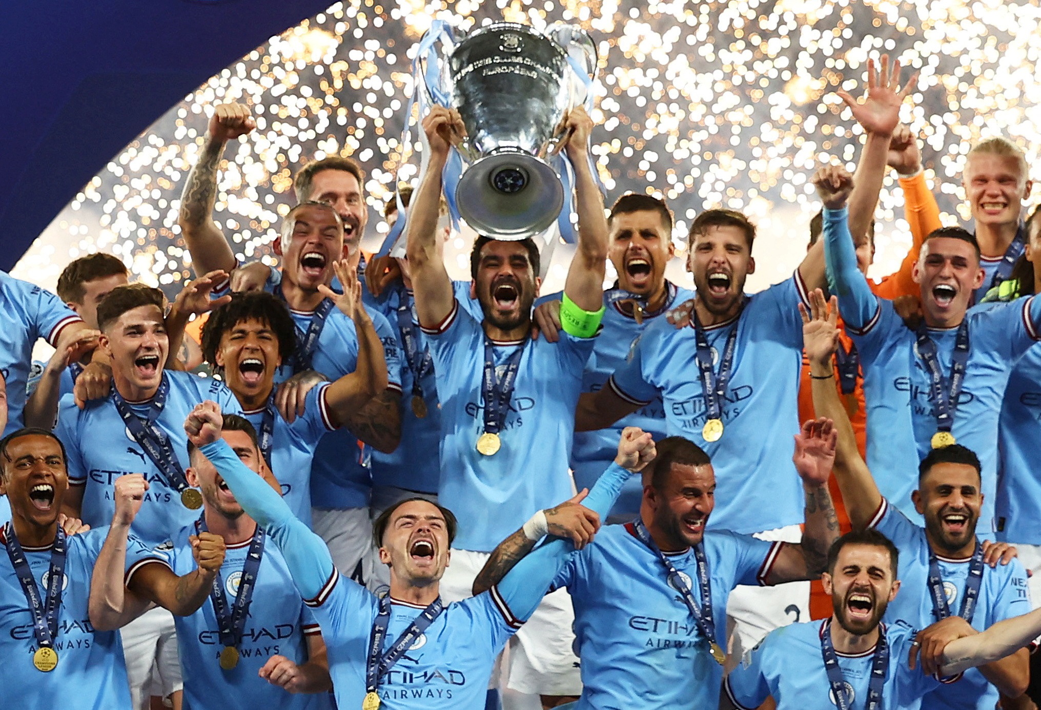 Man City win first Champions League title, complete treble - Sports ...