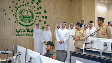 Photo: Mansoor bin Mohammed visits Dubai International and Dubai Civil Aviation Authority to review operations