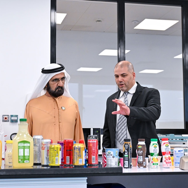 Photo: Mohammed bin Rashid visits regional hub of Firmenich in Dubai Science Park
