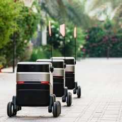 Photo: The Sustainable City Dubai Launches Delivery Robots in collaboration with Dubai Future Labs & Lyve Global
