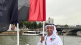 Photo: Omar Al Marzouqi raises UAE's flag during Paris 2024 Olympic Games opening ceremony, marking a proud moment for the nation