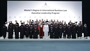 Photo: Hamdan bin Mohammed attends graduation of new cohort of Master’s Degree in International Business Law Executive Leadership Program