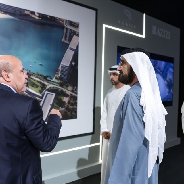 Photo: Mohammed bin Rashid reviews Azizi Developments’ cultural district project in Dubai South