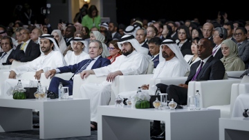 Photo: Ahmed bin Mohammed attends the opening of the 10th World Free Zones Organization Congress in Dubai