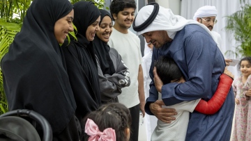 Photo: UAE President visits National Children's Hospital in Washington