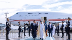 Photo: Hamdan bin Mohammed arrives in Tashkent, commencing official visit to Uzbekistan