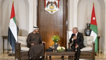 Photo: UAE President, King of Jordan discuss bilateral relations, regional developments