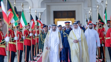 Photo: Hamdan bin Mohammed concludes official visit to Kuwait