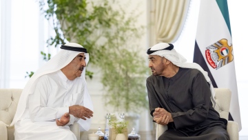 Photo: UAE President receives Ruler of Umm Al Quwain