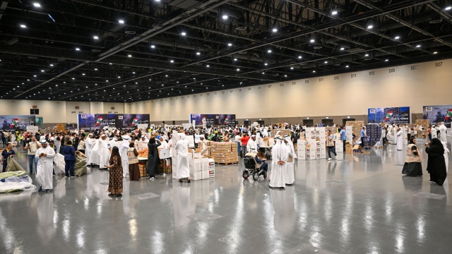 Photo: 'UAE Stands with Lebanon': Second drive at Dubai Expo City sees 250 tonnes of supplies collected