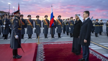 Photo: UAE President arrives in Moscow on official visit