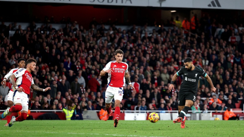 Photo: Salah's late equaliser earns Liverpool 2-2 draw at Arsenal