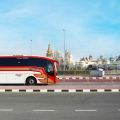 Photo: RTA Resumes Seasonal Bus Services and Tourist Abra Rides for Global Village Visitors