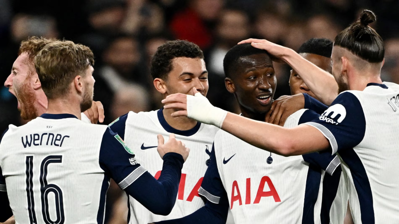 Photo: Spurs Survive Late City Surge to Claim Dramatic Carabao Cup Victory