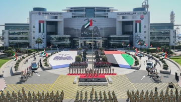 Photo: Dubai Police celebrates UAE Flag Day