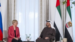 Photo: UAE and Slovenian Presidents discuss bilateral cooperation