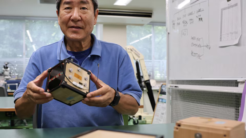 Photo: World's first wooden satellite, developed in Japan, heads to space