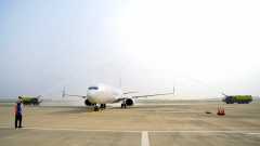 Photo: flydubai touches down in Bhairahawa