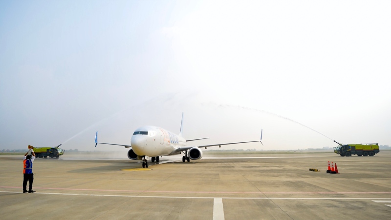 Photo: flydubai touches down in Bhairahawa