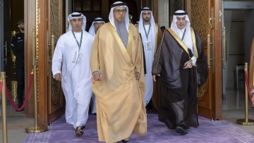 Photo: On behalf of UAE President, Mansour bin Zayed participates in Extraordinary Arab and Islamic Summit in Riyadh