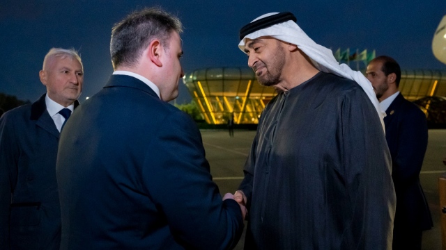 Photo: UAE President arrives in Azerbaijan to participate in COP29 climate conference