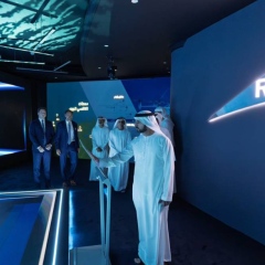 Photo: ​Hamdan bin Mohammed gives green light for construction of Dubai’s first aerial taxi vertiport