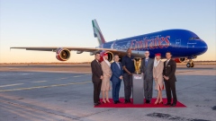 Photo: Emirates delivers NBA Cup to New York to mark the start of Emirates NBA Cup