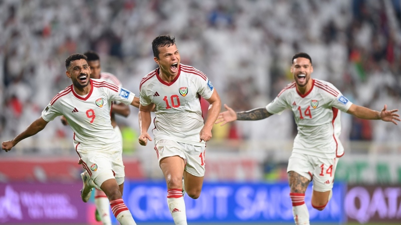 Photo: Historic Victory: UAE Thrashes Qatar 5-0 in World Cup Qualifiers