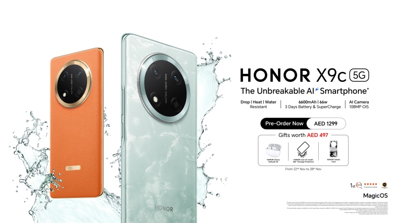 Photo: HONOR Announces Pre-Orders for HONOR X9c – The Unbreakable AI Smartphone