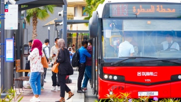 Photo: RTA Introduces Three Bus Routes, Including Route 108 to Global Village