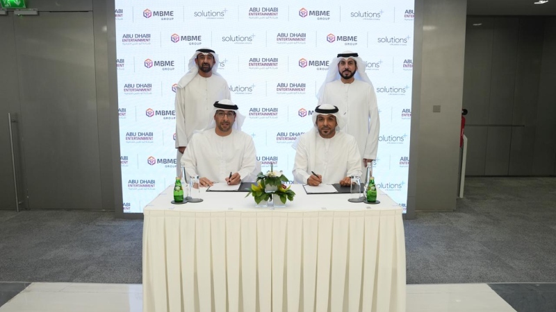 Photo: MBME Group and Solutions+ signs two collaboration agreements to enhance sports and digital technology in the UAE