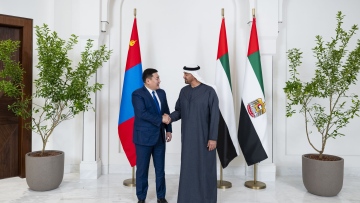 Photo: UAE President, Mongolian Prime Minister explore ways to strengthen bilateral ties