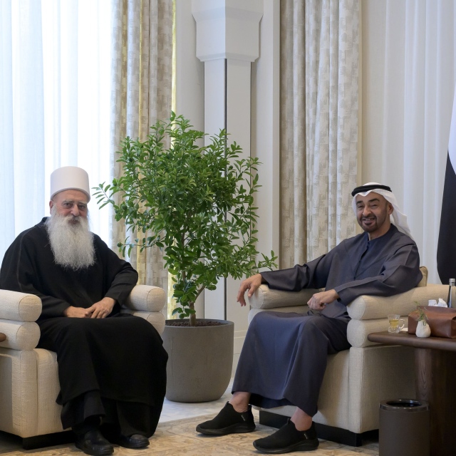 Photo: UAE President receives Druze community leader