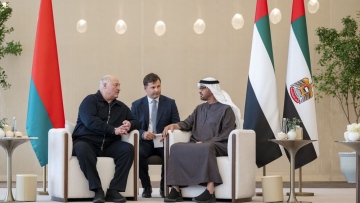 Photo: UAE, Belarus Presidents discuss bilateral relations