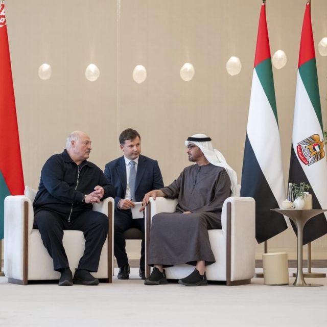 Photo: UAE, Belarus Presidents discuss bilateral relations