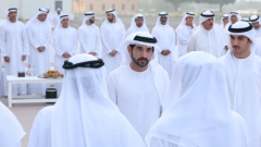 Photo: Hamdan bin Mohammed meets with dignitaries and senior officials at Za'abeel Majlis