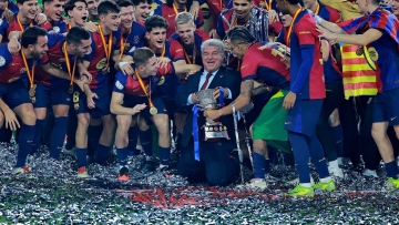 Photo: Barcelona thrash Real 5-2 in Spanish Super Cup thriller