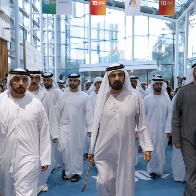 Photo: Mohammed bin Rashid attends the third 1 Billion Followers Summit