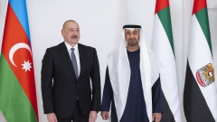 Photo: UAE, Azerbaijani Presidents discuss bilateral relations