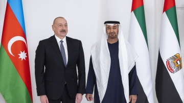 Photo: UAE, Azerbaijani Presidents discuss bilateral relations