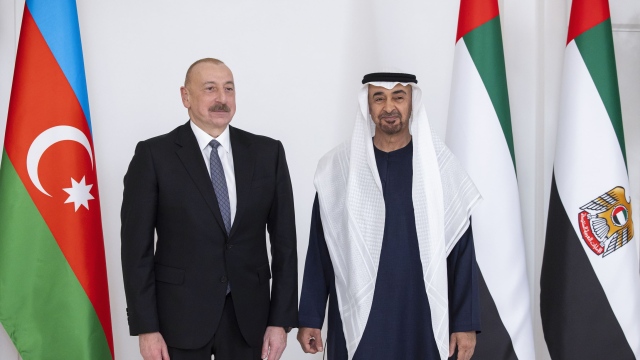 Photo: UAE, Azerbaijani Presidents discuss bilateral relations