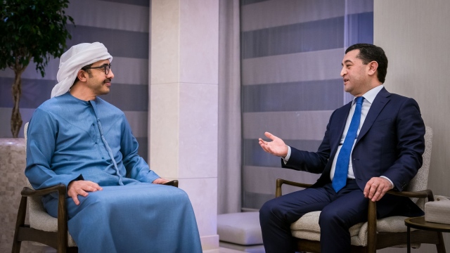 Photo: Abdullah bin Zayed receives Uzbek FM, discuss enhancing bilateral relations