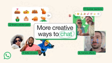 Photo: WhatsApp Unveils Exciting Camera Effects, Selfie Stickers, and Quick Message Reactions