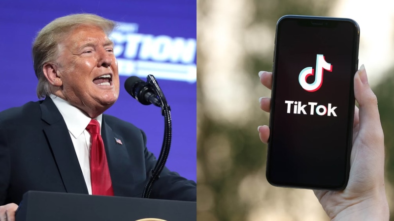 Photo: Trump to consider executive order to save tiktok from US ban or sale