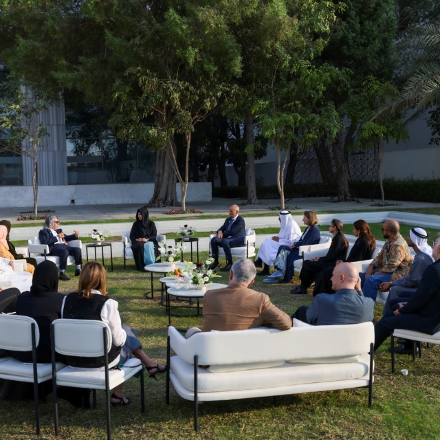 Photo: Latifa bint Mohammed meets with recipients of 2024 Arab Great Minds Awards in Architecture and Art