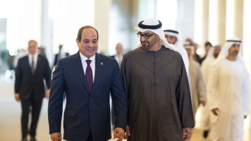 Photo: UAE, Egyptian Presidents discuss bilateral relations, regional developments