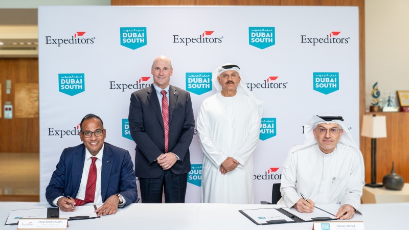 Photo: Dubai South and Expeditors Partner to Launch New Facility in Logistics District